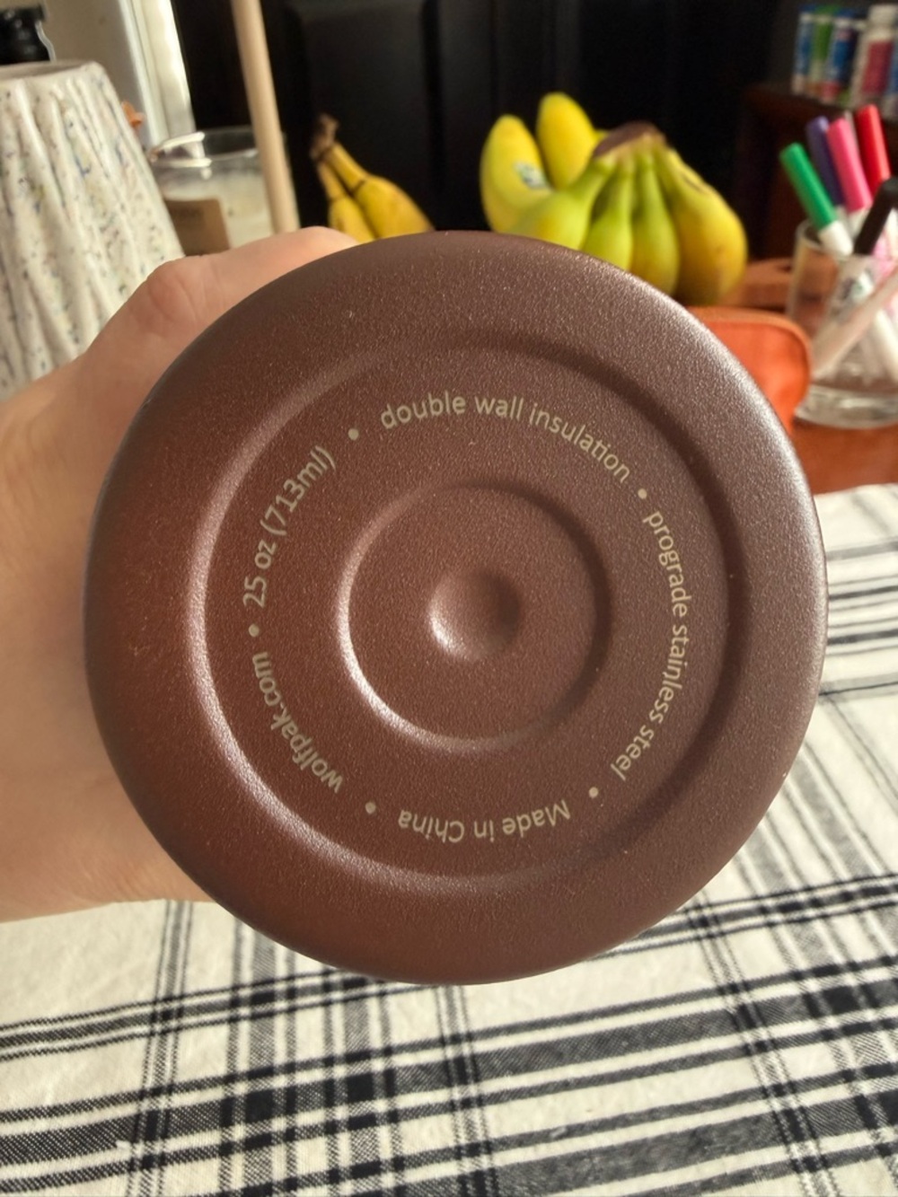 WOLFpak 25oz Flask - Mocha Brown - Picture 3 of 6